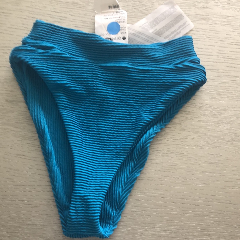 Ostra Brasil Botton cut out high cut blue old size S
